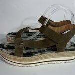 Crown Vintage “”Platform Sandal Size 10M Korine Espadrille Photo 5