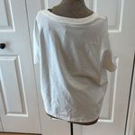 Jane and Delancey  White Martini Graphic short sleeve crew neck t shirt Photo 3
