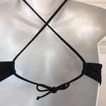 Xhilaration Crochet Halter Bikini Top Black Large Photo 3