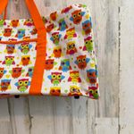 *Colorful Owl Pattern Weekender Bag Travel Vacation Carryon Beach White Photo 8