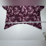 Carol Rose  Plum Paisley Blouse with Embellished Collar 💜 Photo 8