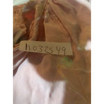 Velvet Heart Pink Tencel Flutter Sleeve Tie Neck Button Front Blouse Shirt M Photo 7