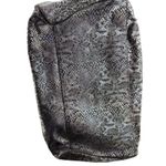 PINK - Victoria's Secret Pink Victoria Secret Black Silver Snakeskin Metallic Suitcase Large Carry On Photo 6