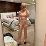 Showpo Sequin Women's Bandeau Two Piece Set in Rose Gold Size 4 Photo 1