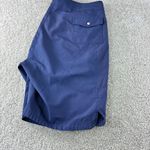 Emerald 78 Womens 20W Navy Blue Shorts Golf‎ Casual Cargo Zipper Pockets Active Photo 10