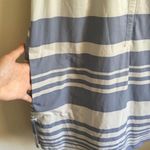 prAna White Fairhope Blue Stripe Natassa Halter Neck Sleeveless Tunic Tank Top Photo 8