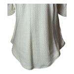 We The Free Free People  Shirt Women Medium Ivory‎ Red Delicious Crew Neck Tee Photo 6