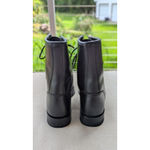 Justin Women's  Black Leather Lace Up Boots with Brown Soles Size 6 Photo 4