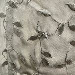 Wild Rose VTG Y2K Black Sheer Leaf Embroidery Witchy Whimsigoth Mini Dress Small Photo 4