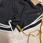Nike  Women’s XL Black White Stripe Dri Fit Running Shorts Lined Athletic New Photo 4