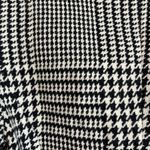 United Colors Of Benetton Black and White Houndstooth Blazer, Size 40 XS Photo 6