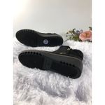 Bandolino Rhena2 Black Suede Wedge Bootie 8.5 Faux Fur Collar Zipper Closure Photo 5