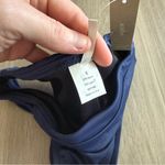 J.Crew Navy Bikini Bottoms Size Small Made in USA Photo 2