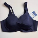 Brooks  Women's Navy Athletic Sporty Workout Underwire Run Bra Sz 34C NWT Photo 1