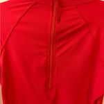 J.Crew Swim Rash Guard Elegant Red Ruched Women Top Long Sleeves Photo 8