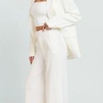 Showpo Selena White Blazer & Pants Photo 1
