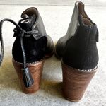 Madewell  et Sezané Black Heel Tassel Booties 8 Photo 2