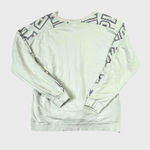 Victoria's Secret Victoria’s Secret PINK White & Black Block Logo Sweatshirt Size Large Y2K Photo 1