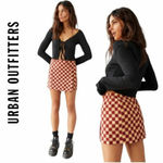 Urban Outfitters  Jagger Button Front Skirt Large Photo 2