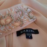 Marina Dress Women's Size 4 Pink Sleeveless Beaded Collar Formal Cocktail Party Photo 4
