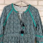 Boden Heidi Jersey Indian Ocean Fringe Dress Size 6 Photo 6