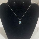 The Bradford Exchange New Reach for the Stars Granddaughter Topaz Necklace Photo 0