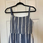 Old Navy Striped Smocked Cami Wide-Leg Jumpsuit Size Small Photo 2