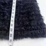 CF Charm Furs Black Rabbit Fur Cap Sleeve Vest Jacket Size Medium Photo 10