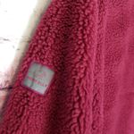 Ivory Ella  CHLOE FULL ZIP SHERPA JACKET CRANBERRY NWT M Photo 8