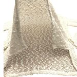 Aeropostale Sexy Sheer Sparkly Cream Cardigan Sweater Size Medium Made in NYC Photo 8