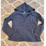 Columbia  full zip hooded fleece jacket size large in blue base layer outerwear Photo 0