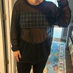 LF Emma & Sam by  Mesh Plaid Detail Top Photo 0