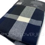 Plush Apparel Ultra Soft Plaid Scarf Blue Photo 5