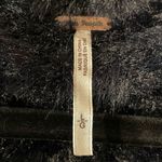 Free People  Black Faux Fur Long Cardigan Size L New Photo 5