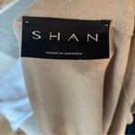 Michael Shannon SHAN Womans Faux Suede Light Weight Taupe Front Tie Collared Jacket size 6 Photo 4