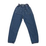 ZARA Jeans Paper Bag High Waist Denim Blue Jeans Size Women's 0 Photo 3
