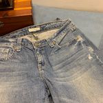 Aeropostale Distressed Crop Denim Capri Jeans Photo 8
