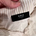 ⭐️ ABLE ⭐️ Monet Stripe Button Down Dress White Size M Photo 6