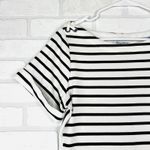 Tommy Bahama  Womens Striped Boat Neck Dress S Black White Nautical Casual Photo 11