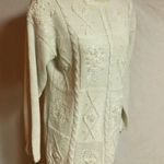 Retro Y2K feminine beaded oversized sweater Photo 6