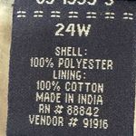 Denim 24/7 Boho Sleeveless Maxi Dress 24W Peacock Feather Print Lined India Pink Photo 4