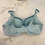 Victoria's Secret Body Perfect Shape Bra 34DD Teal Green Lace Photo 2