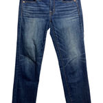 American Eagle  Outfitters Womens Boy Fit Stretch Jeans Dark Wash Size 0 Photo 0