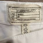 Current/Elliott White The Boyfriend Mini Shorts Size 30 Photo 6