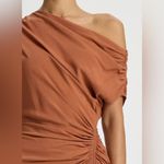 ALC Frank A.L.C Poppy Ruched Off-the-shoulder Mini Dress In Sequoia, Size 6, $498 Photo 9