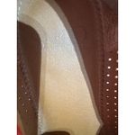 Franco Sarto Sarto Red Suede Perforated Leather Loafers 8.5 Photo 6