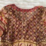 Raga Red Brown Paisley Floral Tunic Mini Dress Photo 77