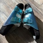 Isabel Marant  Lennyo Sunset Metallic Aqua Sandal - NEW - SIZE 39 Photo 5