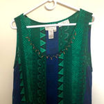 Karin Stevens vintage 100% rayon dress, size 12 Photo 0