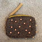 Miss Albright Mini Wristlet Clutch Studded Tweed – Anthropologie Brown Photo 1